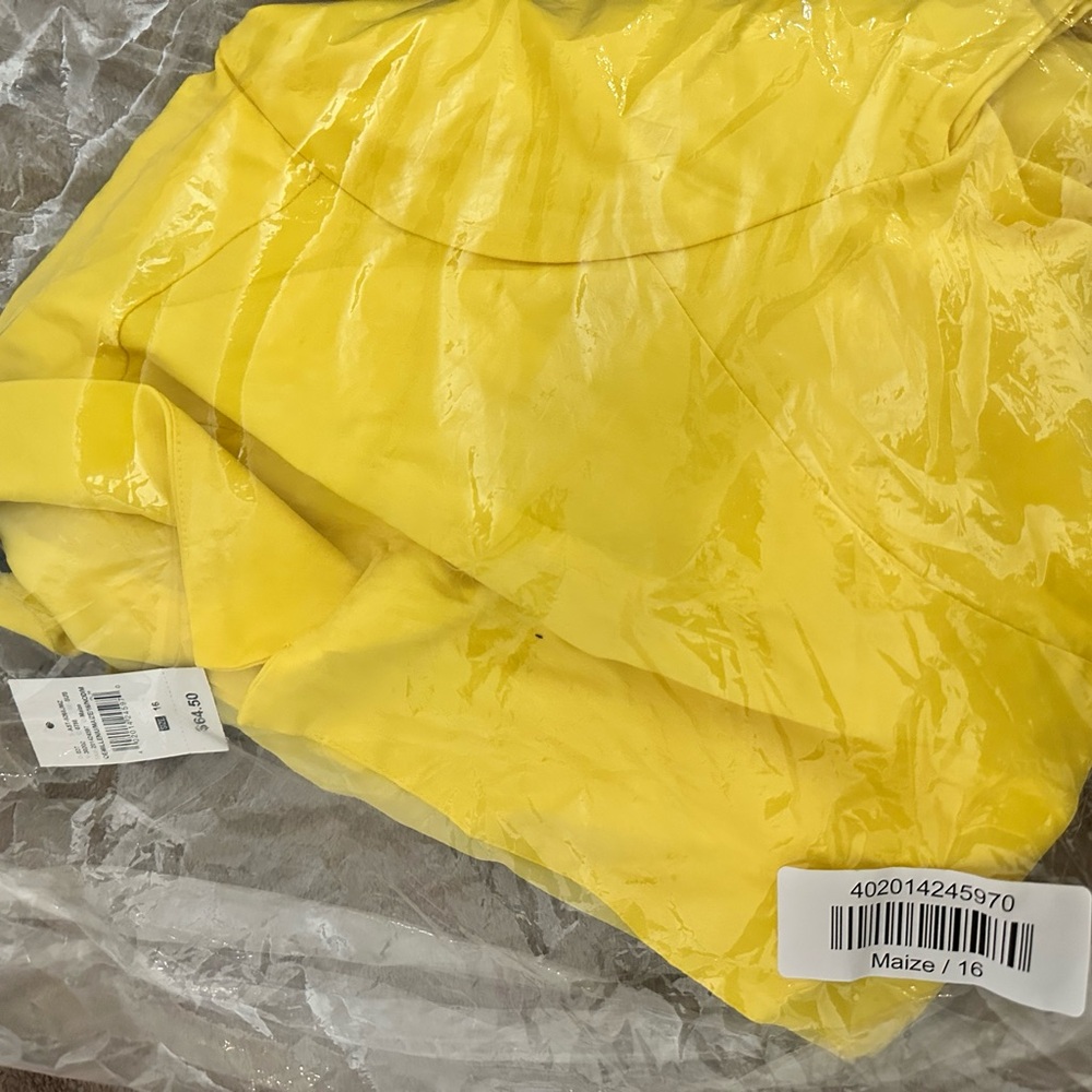 Ashley Stewart Vibrant Yellow Pantsuit - Picture 5 of 6